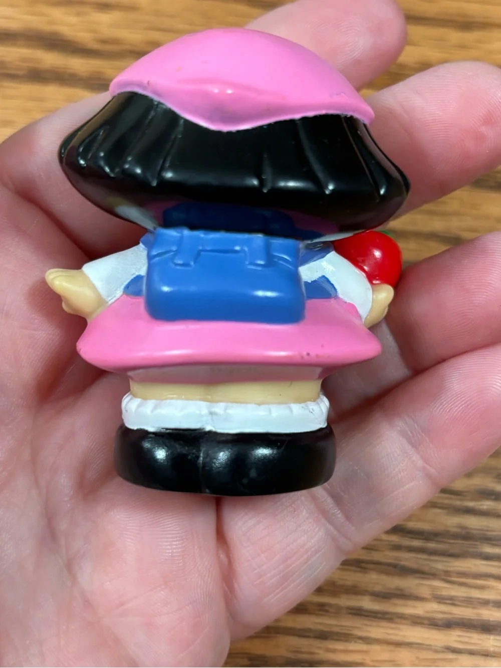 Vintage FISHER PRICE Little People Sonya Lee School Girl Apple Toy 2001 Mattel